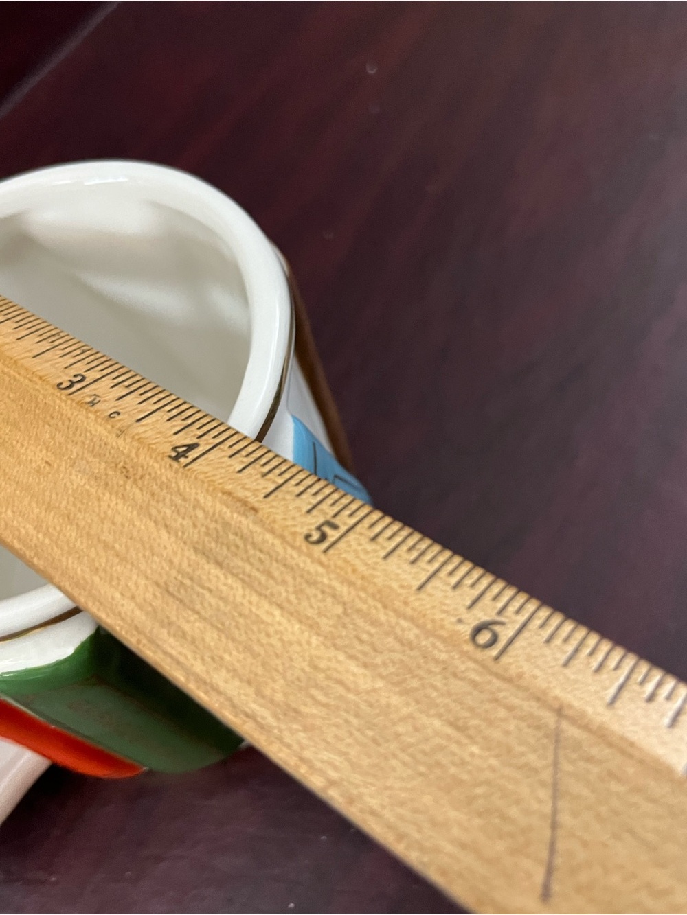Multicolor Book Spine Ceramic Coffee Mug - Picture 5 of 5